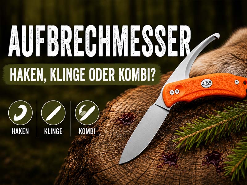 Aufbrechmesser: Haken, Klinge oder Kombi?